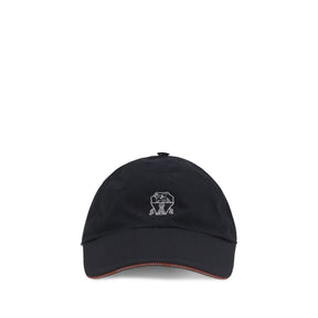 Brunello Cucinelli Blue Cotton Baseball Cap
