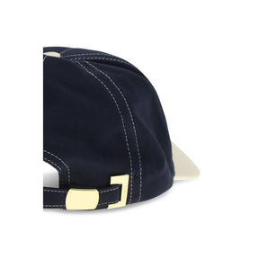 Balmain Blue Cotton Baseball Cap