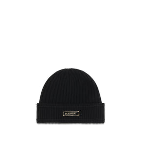 Burberry Black Wool Beanie