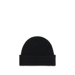Burberry Black Wool Beanie