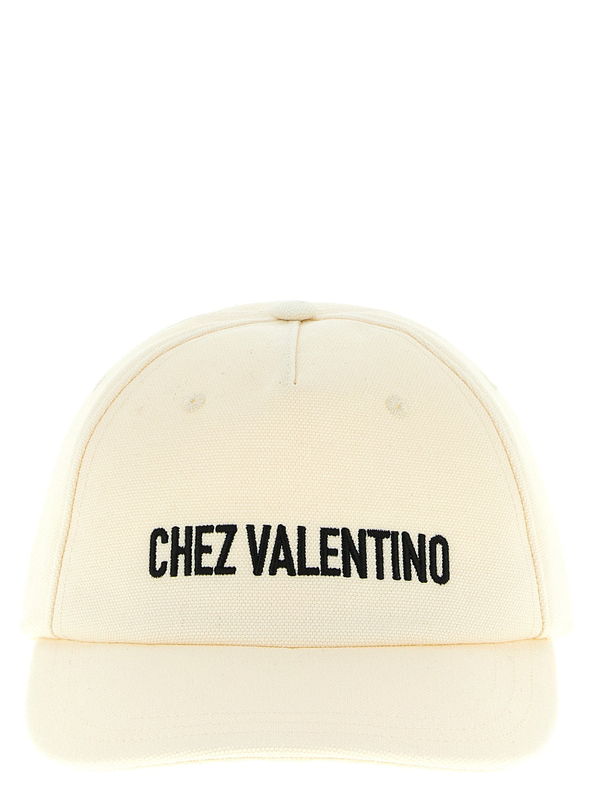 Valentino Garavani Beige Cotton Baseball Cap