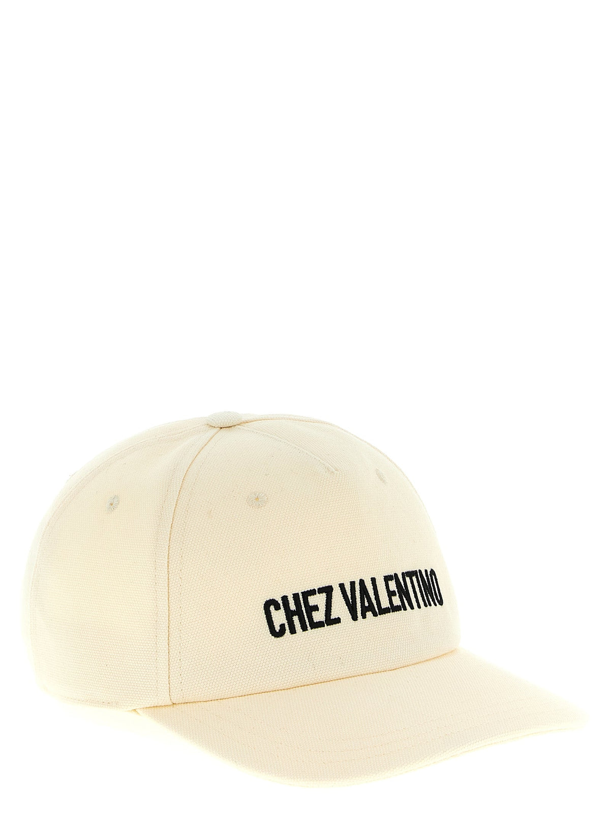 Valentino Garavani Beige Cotton Baseball Cap