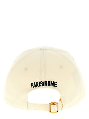 Valentino Garavani Beige Cotton Baseball Cap