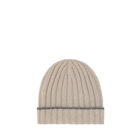 Brunello Cucinelli Beige Cashmere Beanie