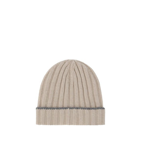 Brunello Cucinelli Beige Cashmere Beanie