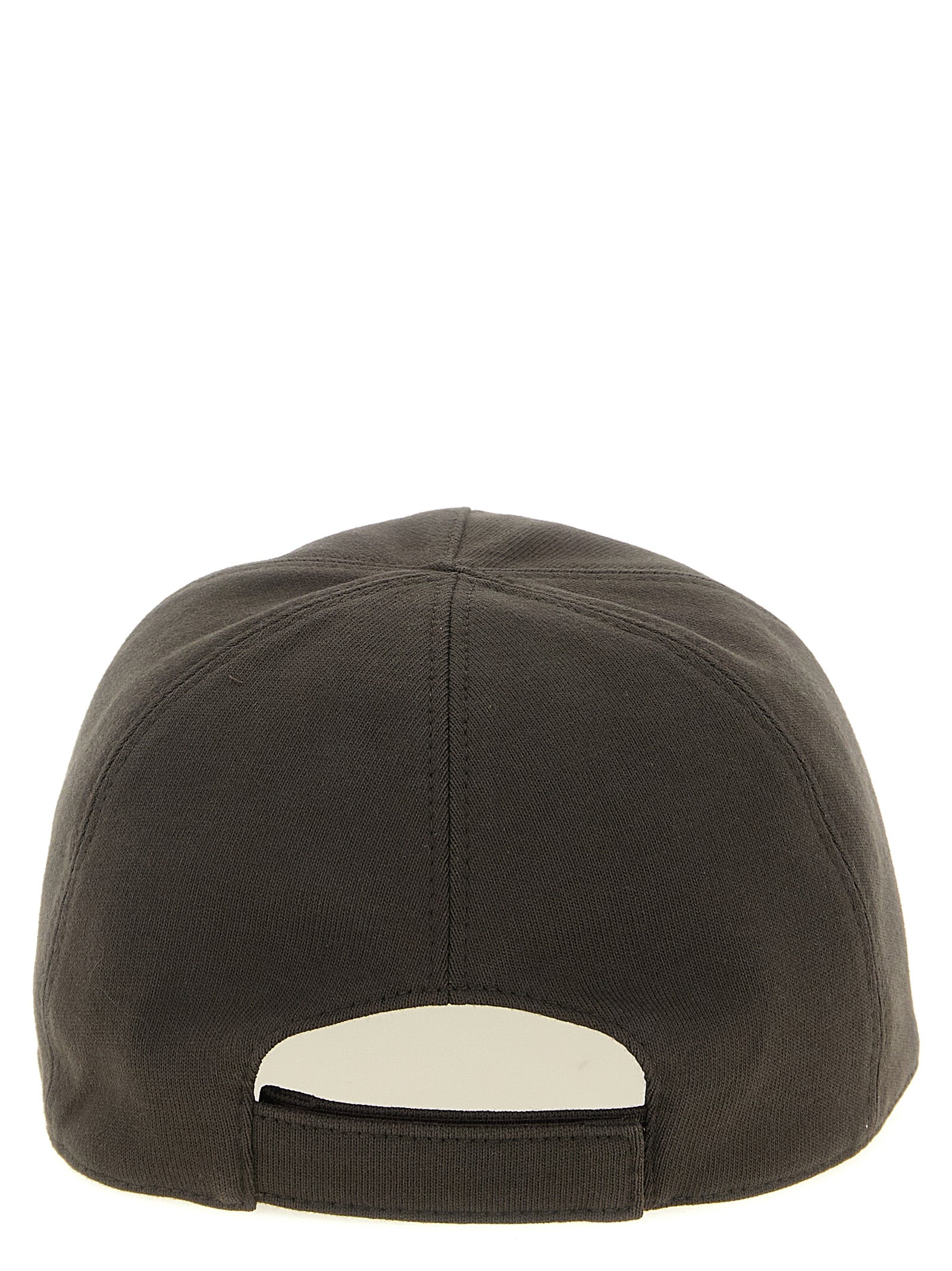 Rick Owens Brown Cotton Baseball Cap