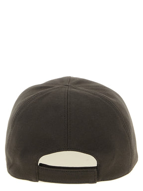 Rick Owens Brown Cotton Baseball Cap