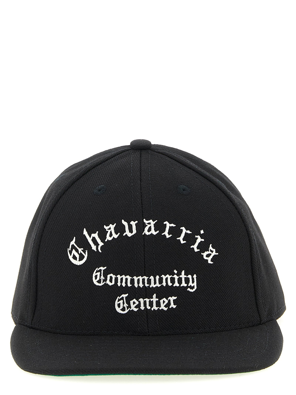 Willy Chavarria Black Polyester Baseball Cap