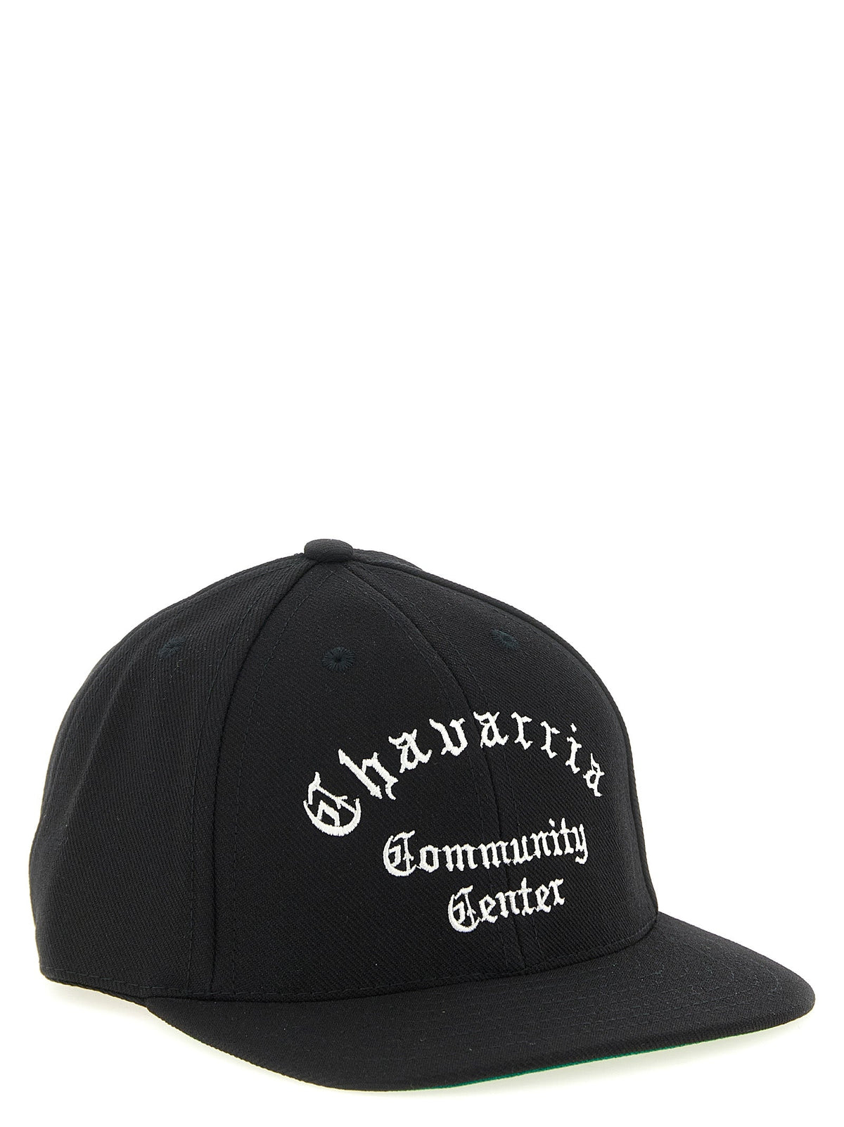 Willy Chavarria Black Polyester Baseball Cap