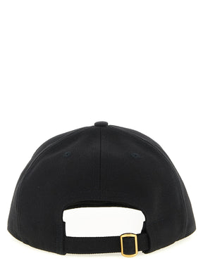Willy Chavarria Black Polyester Baseball Cap