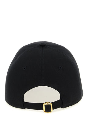 Valentino Garavani Black Cotton Baseball Cap