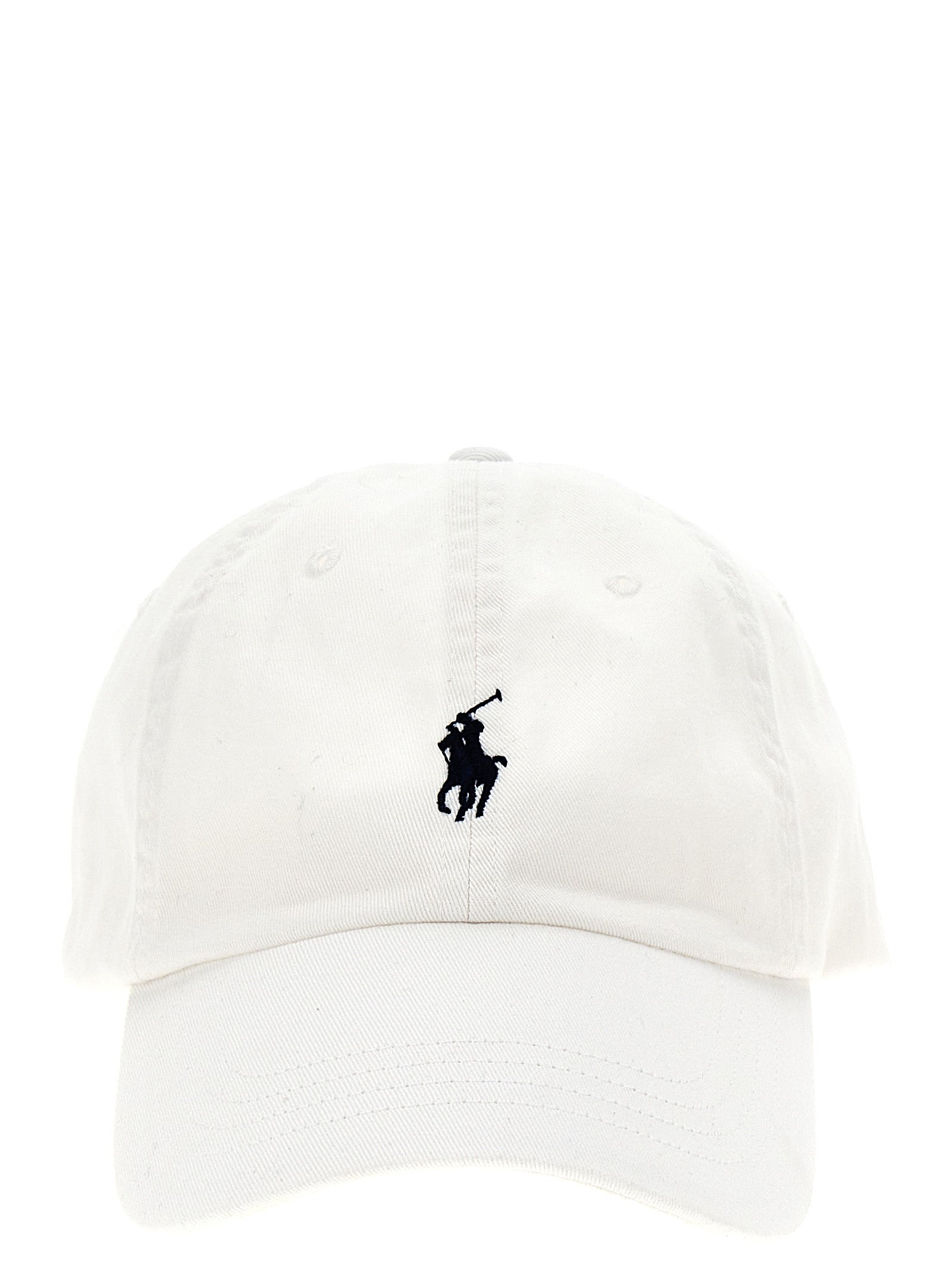 Polo Ralph Lauren White Cotton Baseball Cap