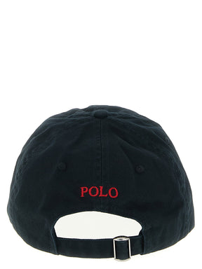 Polo Ralph Lauren Black Cotton Baseball Cap