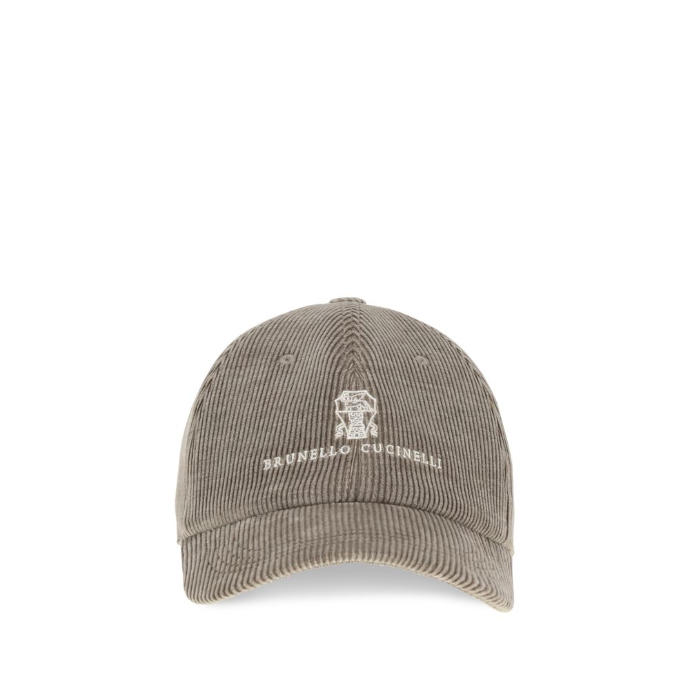 Brunello Cucinelli Beige Cotton Baseball Cap