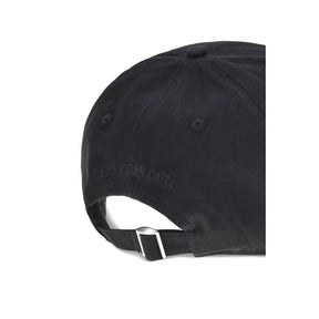 Dsquared2 Black Cotton Baseball Cap