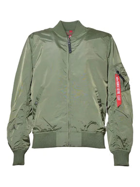 Alpha Industries bomber jacket with zip fastening