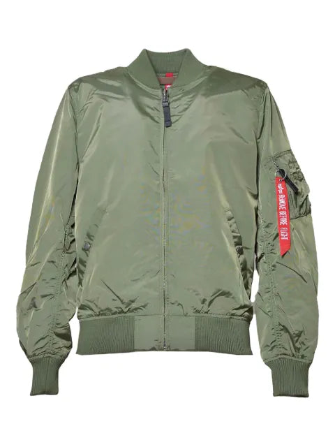 Alpha Industries bomber jacket with zip fastening