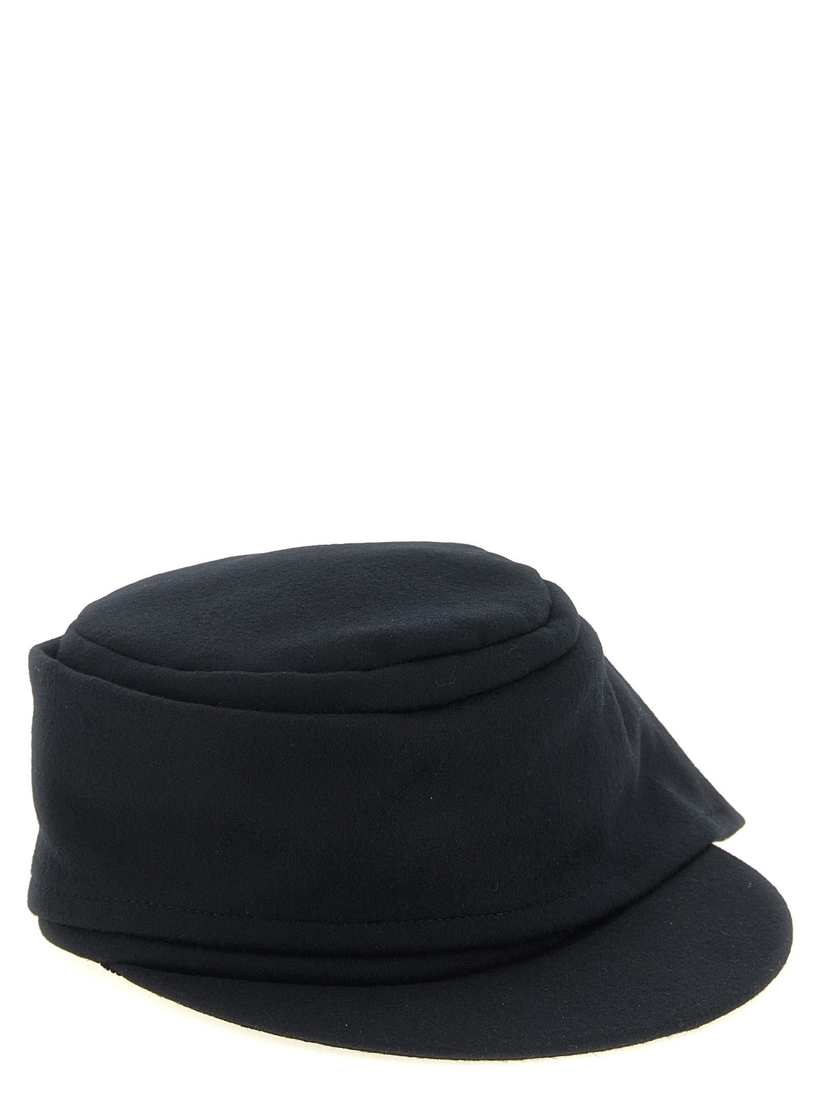 Yohji Yamamoto Black Polyamide Baseball Cap