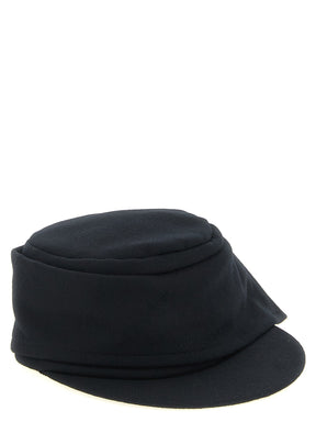Yohji Yamamoto Black Polyamide Baseball Cap