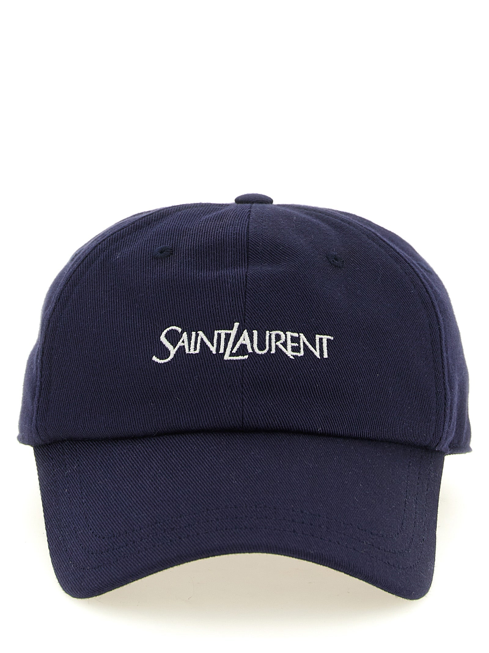 Saint Laurent Blue Cotton Baseball Cap