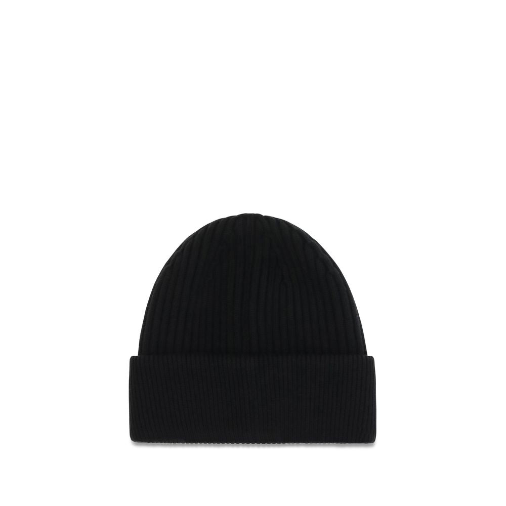 Dolce & Gabbana Black Wool Beanie
