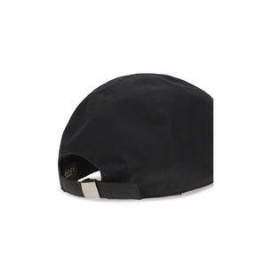 Gucci Black Cotton Baseball Cap