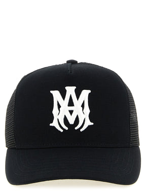 Amiri Black Cotton Baseball Cap
