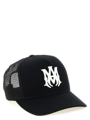 Amiri Black Cotton Baseball Cap