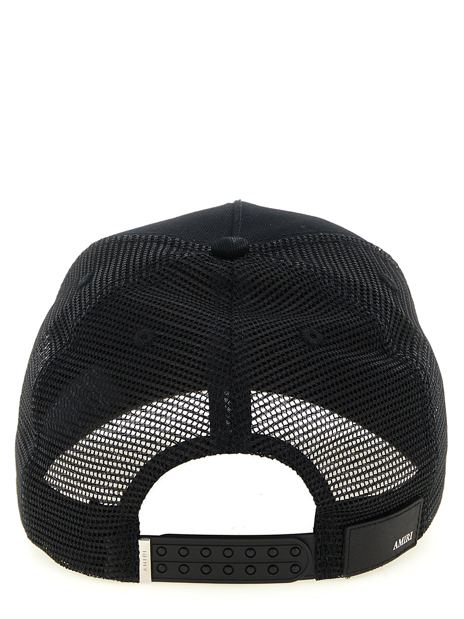 Amiri Black Cotton Baseball Cap