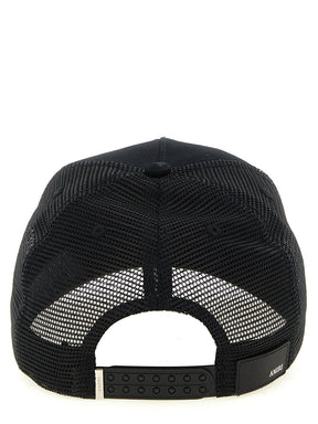 Amiri Black Cotton Baseball Cap