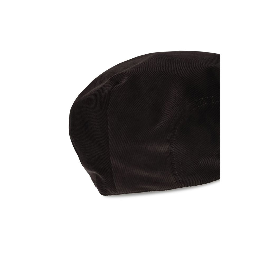 Dolce & Gabbana Brown Cotton Flat Cap
