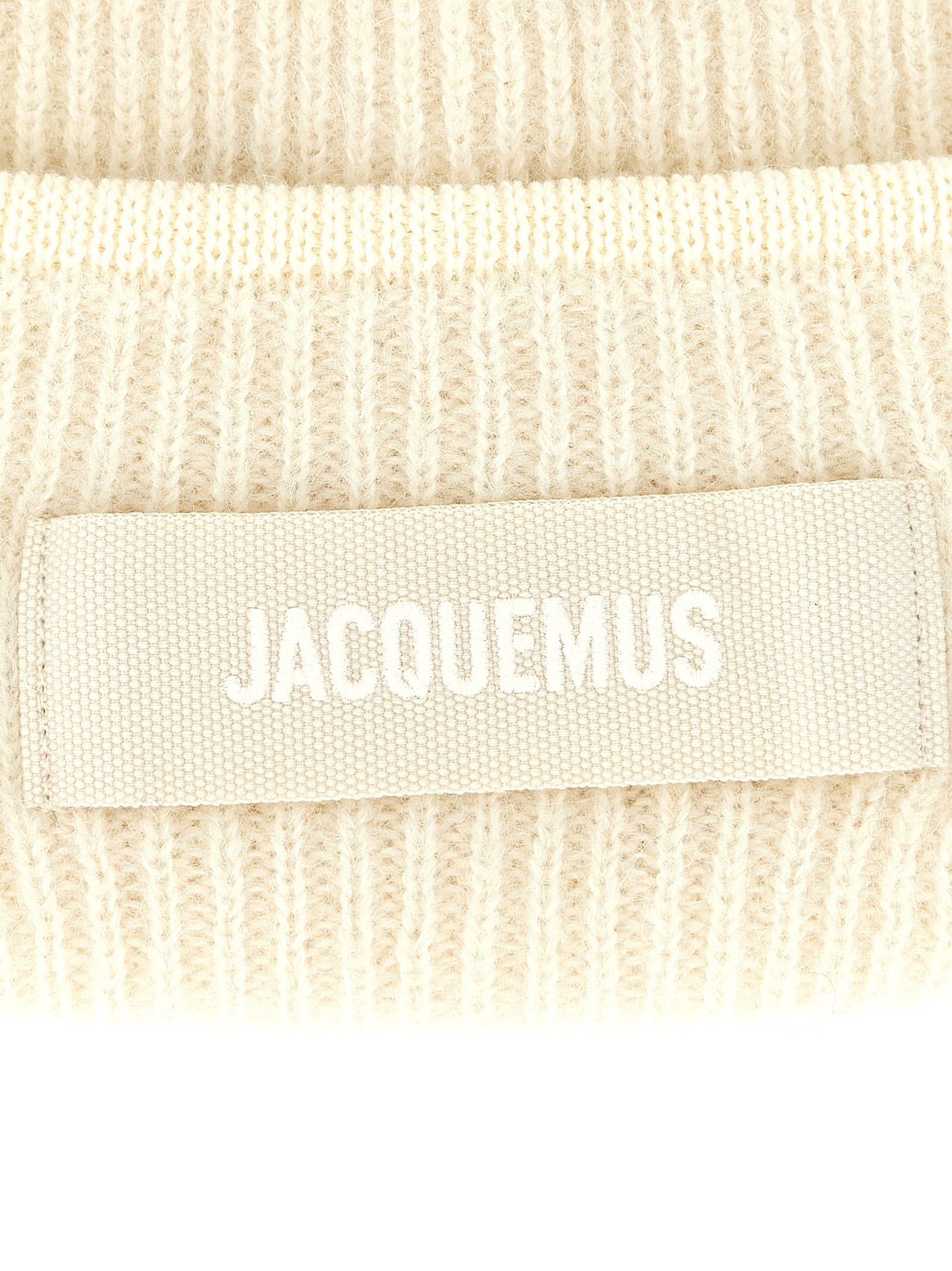 Jacquemus White Wool Beanie