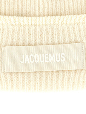 Jacquemus White Wool Beanie
