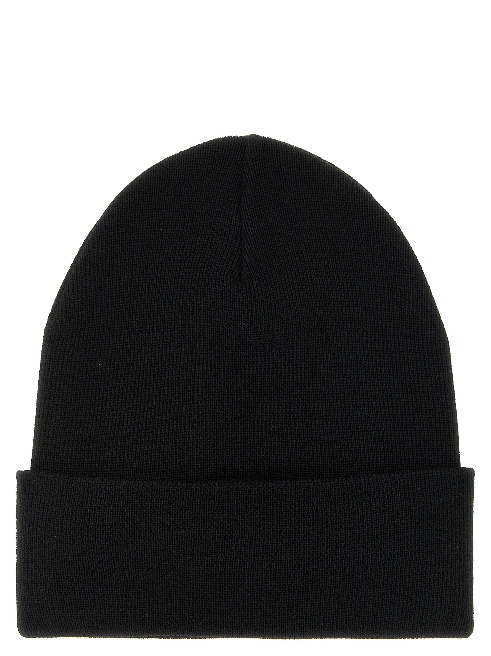 Moncler Grenoble Black Virgin Wool Beanie