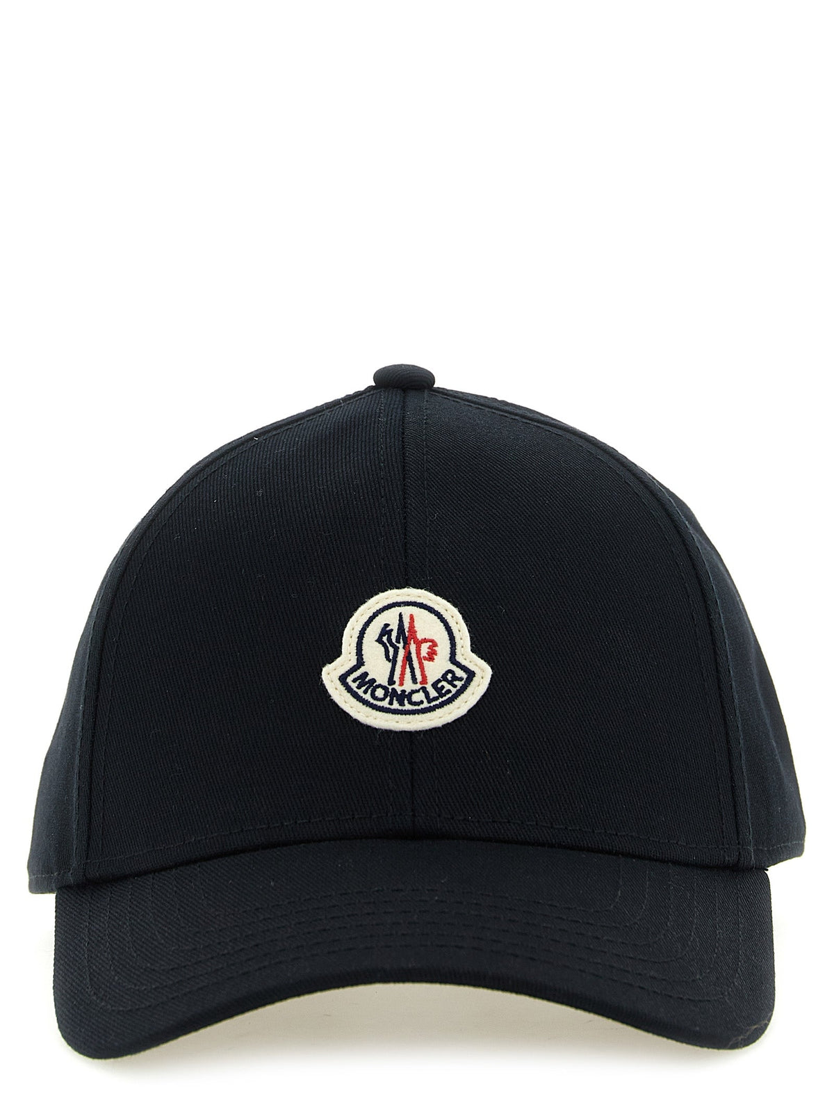 Moncler Black Cotton Baseball Cap