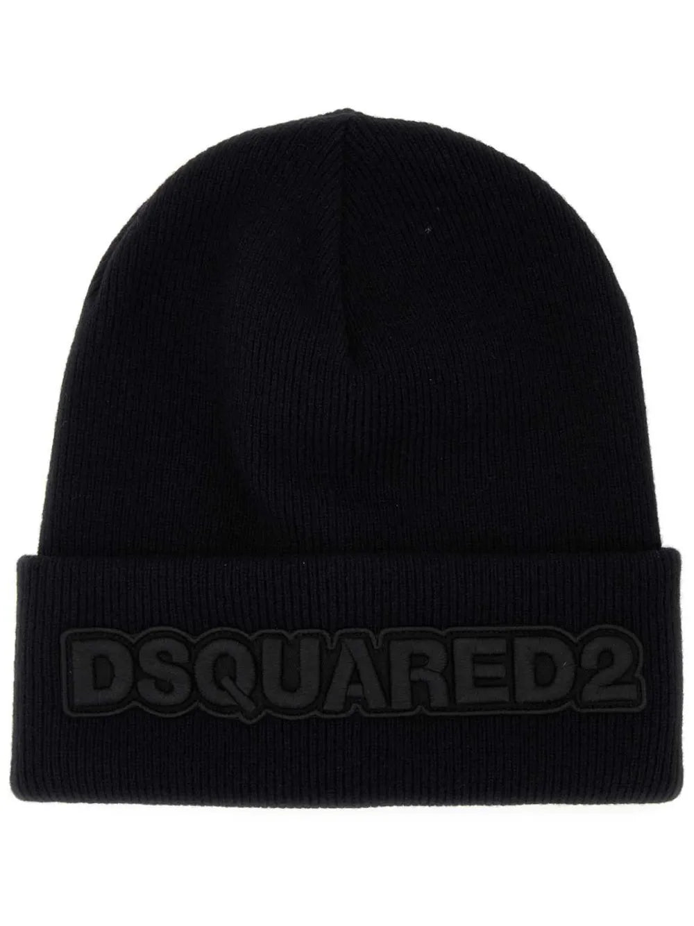 DSQUARED2 Woll-Beanie mit Stickerei