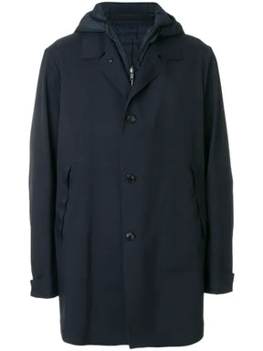 Liska single breasted jacket with padded vest piece
