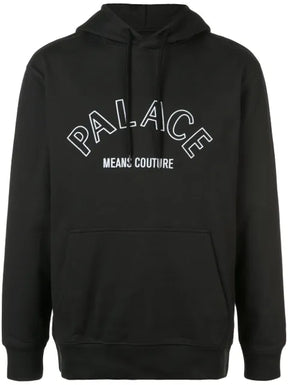 Palace Couture "Black" drawstring hoodie