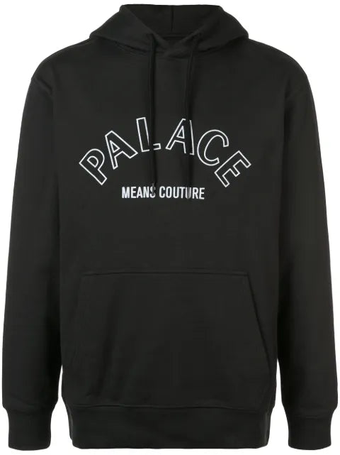 Palace Couture "Black" drawstring hoodie