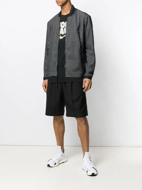 Nike check bomber jacket
