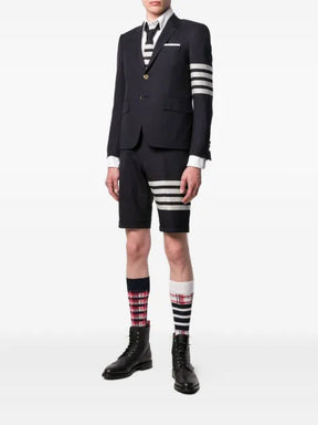 Thom Browne plain weave 4-Bar high armhole sportcoat