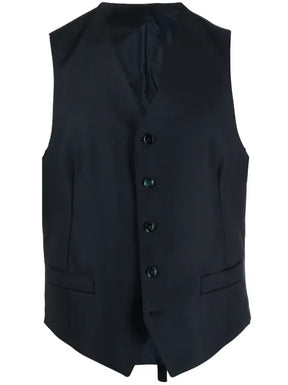 Dell'oglio single-breasted wool waistcoat