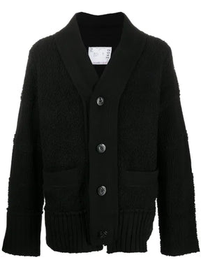 sacai button-down cardigan