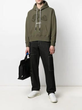 Palm Angels bear-motif hoodie