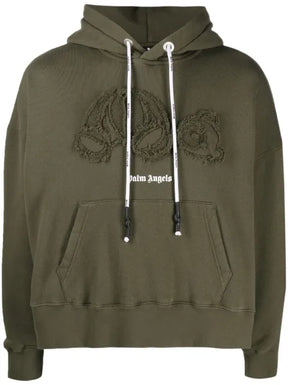 Palm Angels bear-motif hoodie