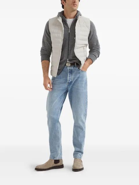 Brunello Cucinelli zip-up cashmere hoodie