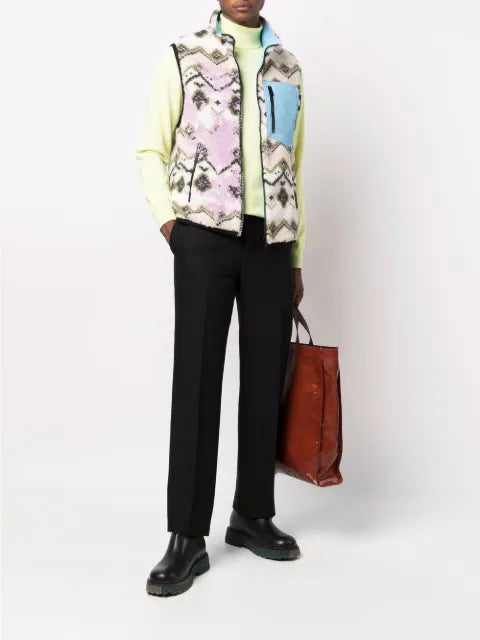 MSGM reversible zipped gilet  