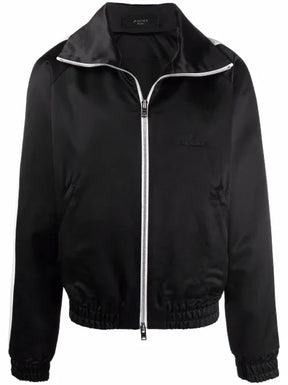 AMIRI zip-up satin track jacket