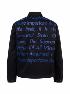 Supreme x Junya Watanabe printed work jacket