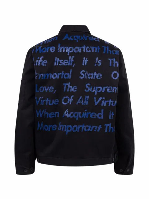 Supreme x Junya Watanabe printed work jacket